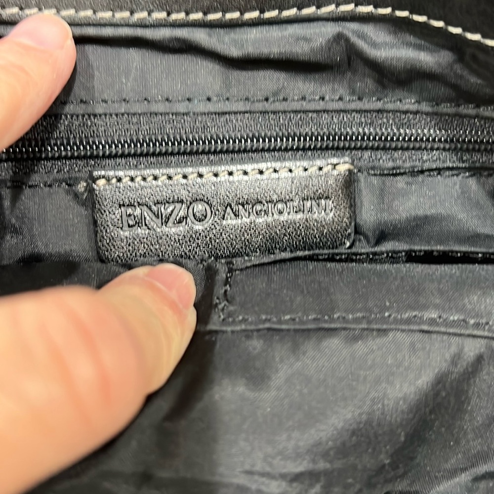 Beautiful black leather purse